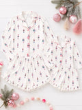 Pink Nutcracker Mommy & Me Christmas Pajama Sets