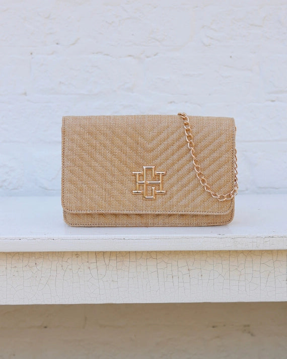 Bryn Clutch/Crossbody Natural