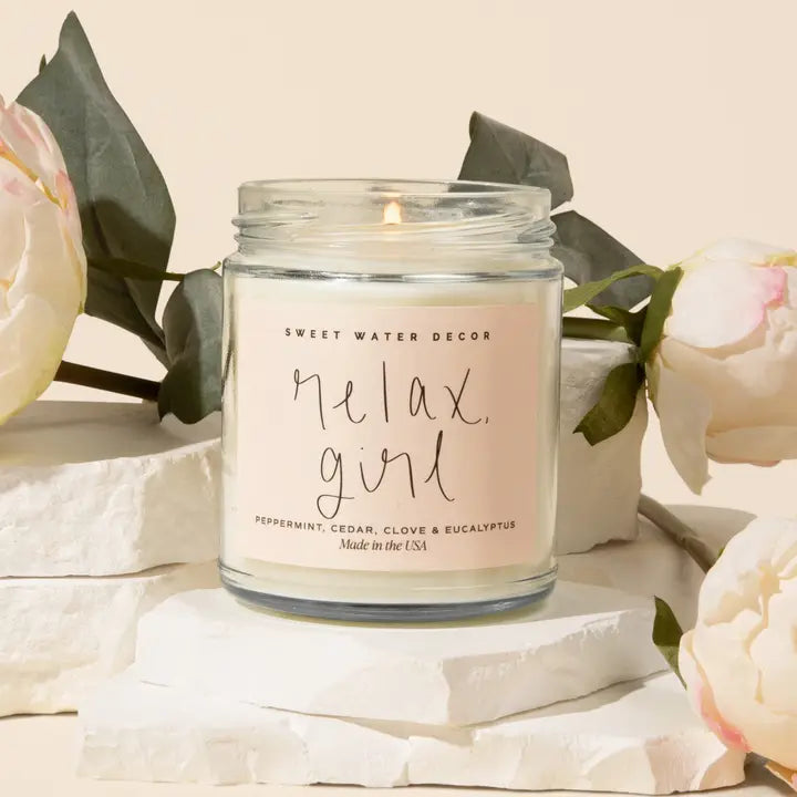 Relax, Girl 9 oz Soy Candle