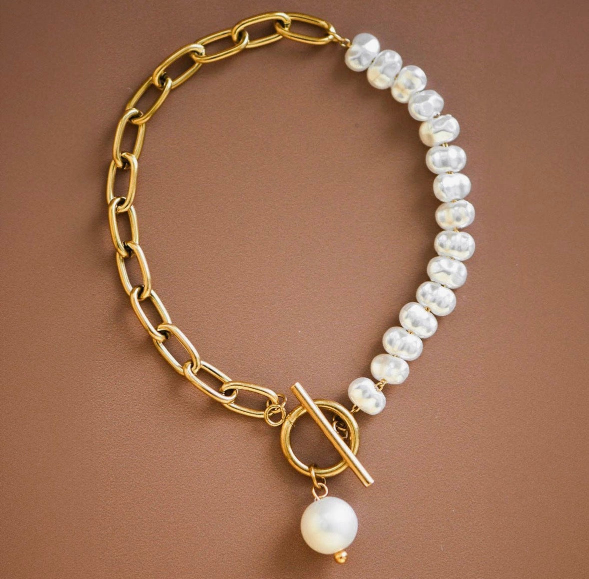 18K Gold Plated Waterproof Stainless Steel Chain Bracelet