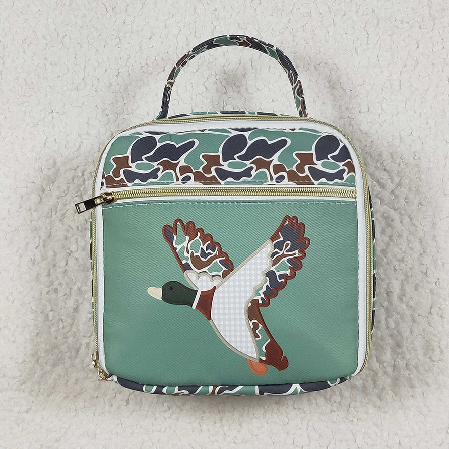 Boy's Camo Ducks Backpack and Lunch Box