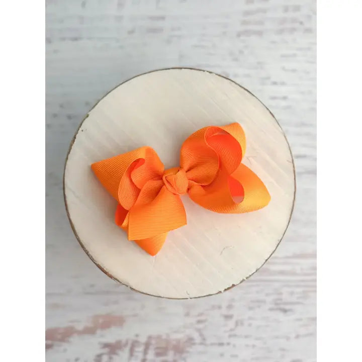 4" Essential Grosgrain Hair Bow | Clip