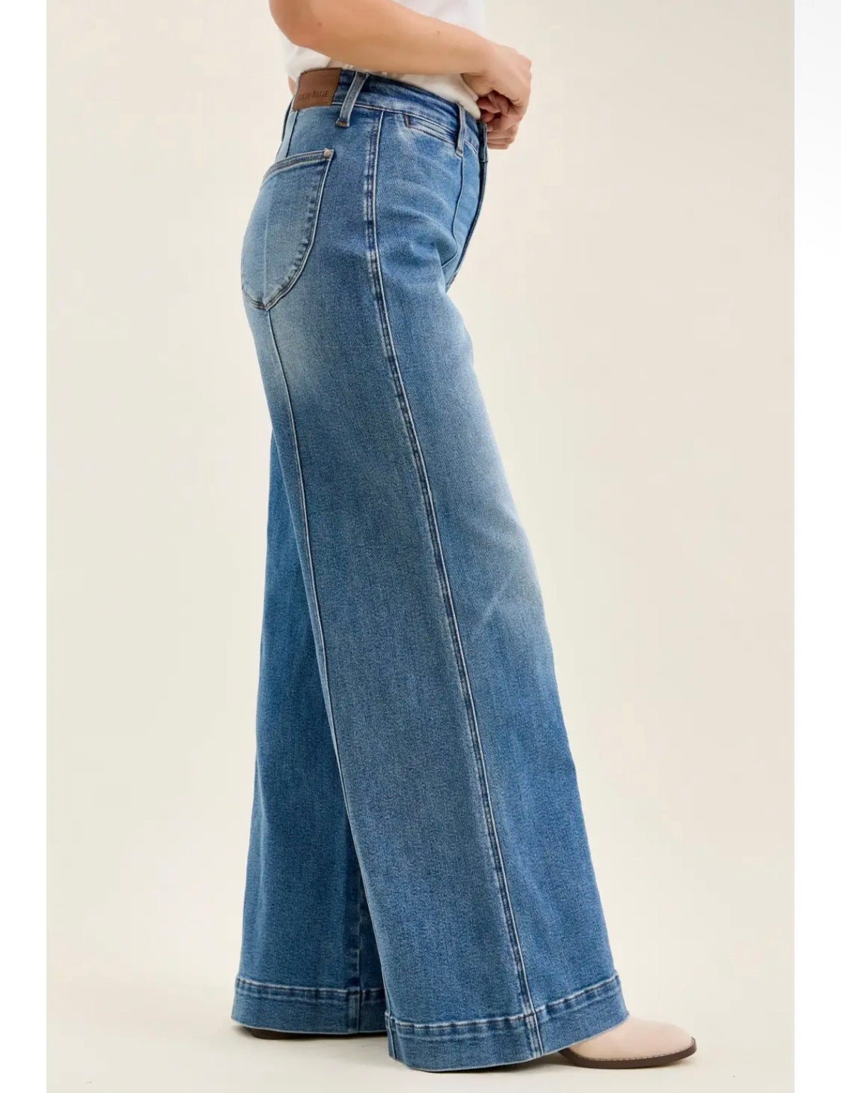 Tummy Control High Waisted JB Palazzo Jeans