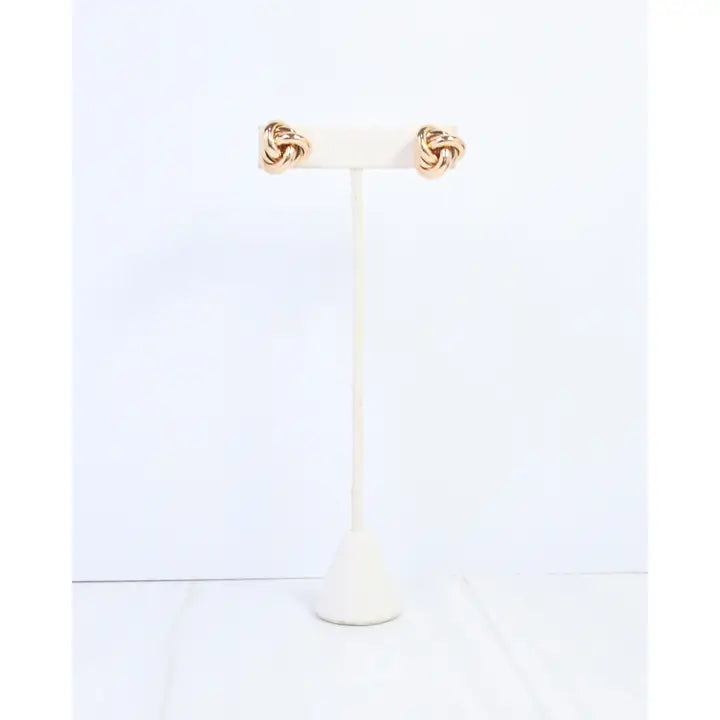 Clarissa Forget Me Knot Earring Gold