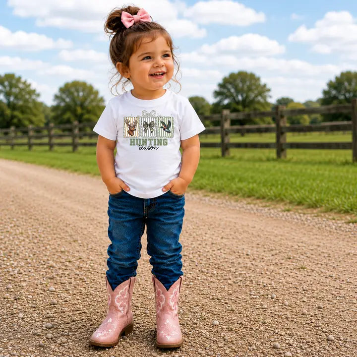 Hunting Season Bow Kids Tee