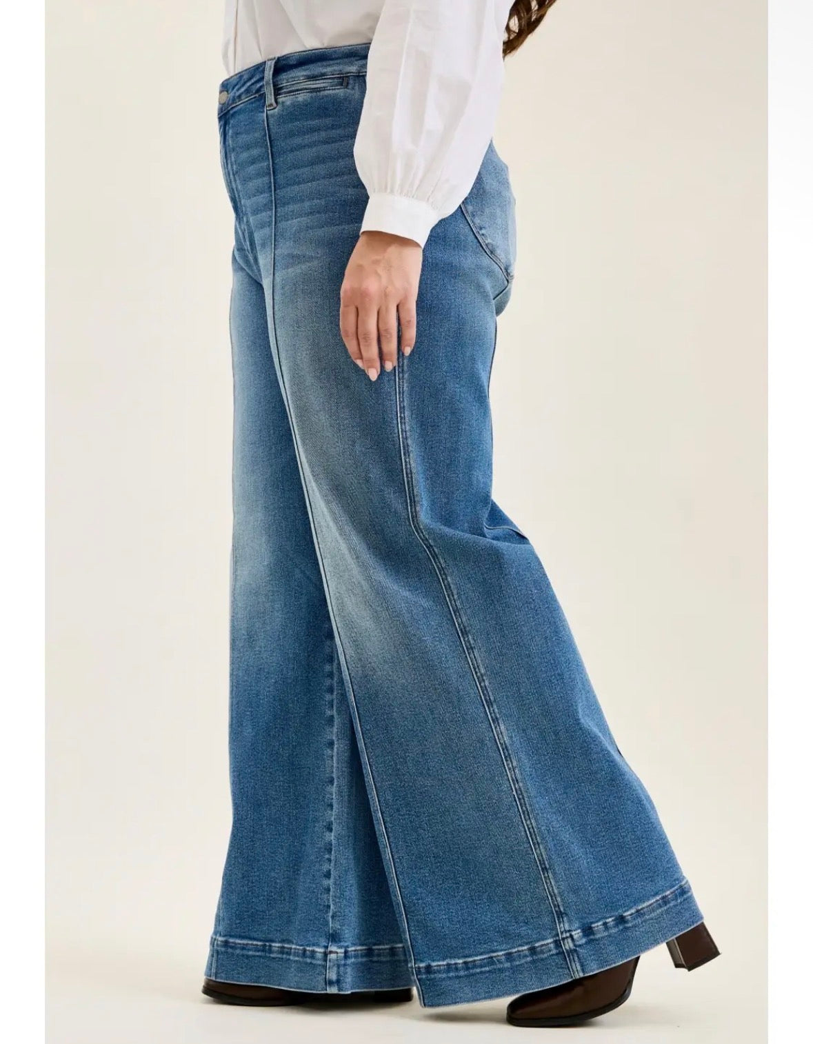 Tummy Control High Waisted JB Palazzo Jeans