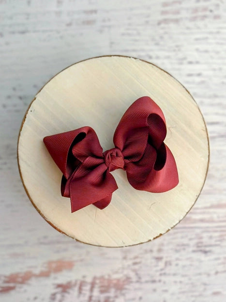4" Essential Grosgrain Hair Bow | Clip
