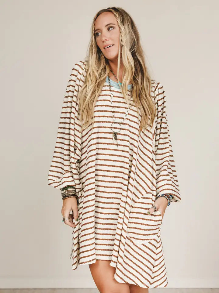 Good Feels Dress - Meerkat Seafoam