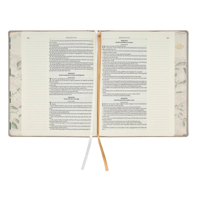 KJV Note-Taking Bible Faux Leather "Trust the Lord"