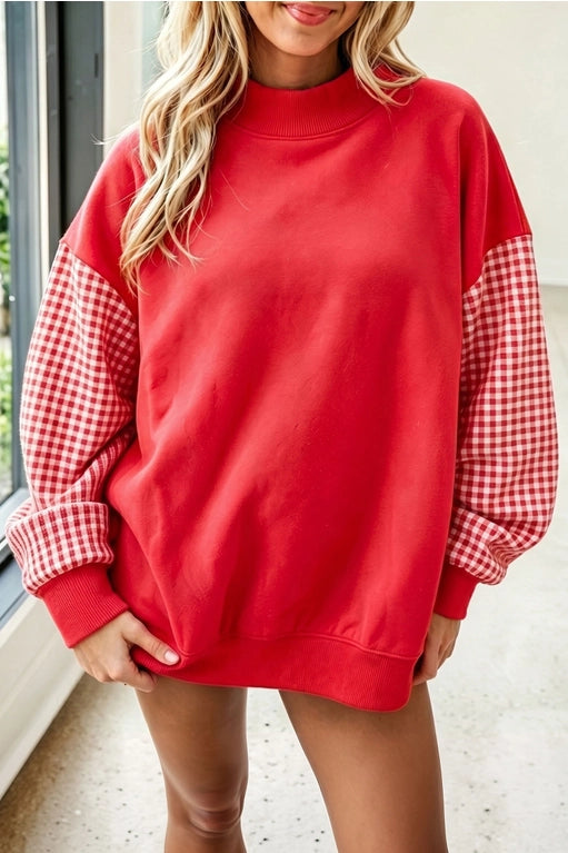 Game Day Mock Neck Sweatshirt