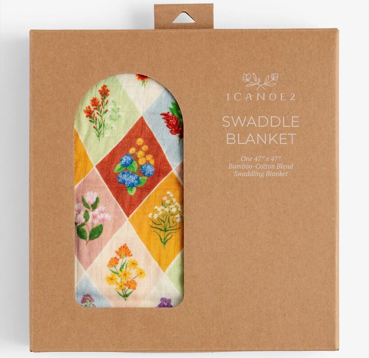 Vintage Blooms Muslin Baby Swaddle Blanket