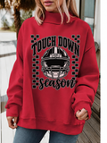 Touchdown Season Mock Neck Sweatshirt