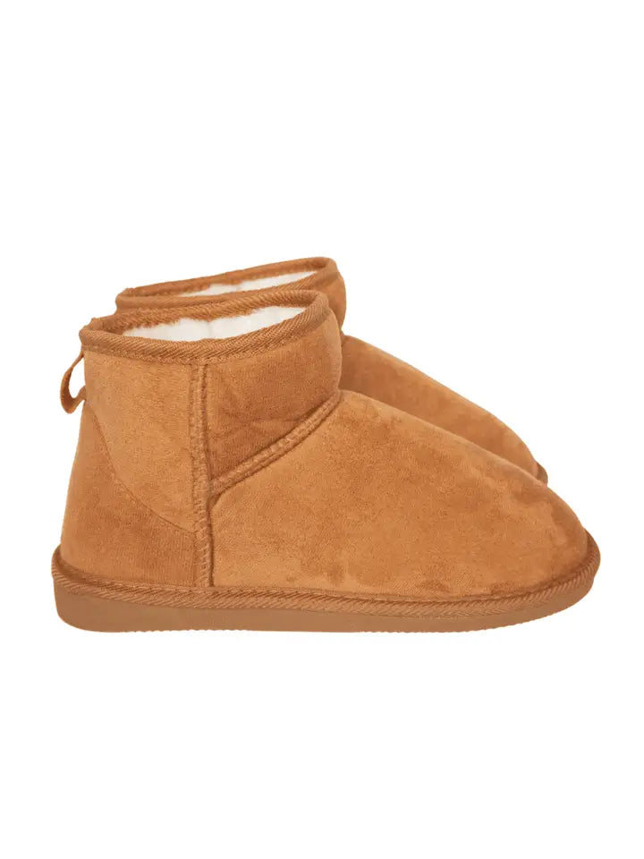 Chesnut Fur Mini Ankle Boots