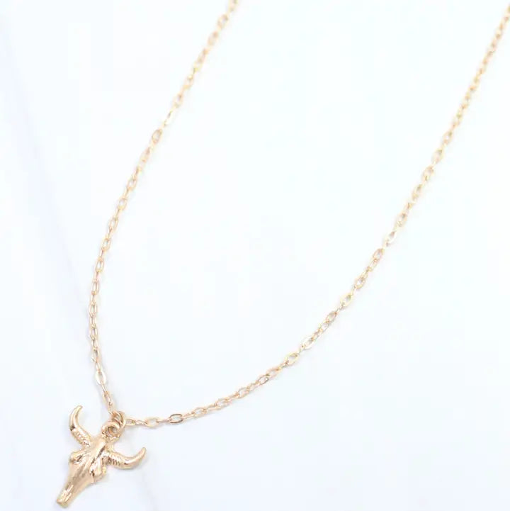 Ellison Stone Necklace Crimson White