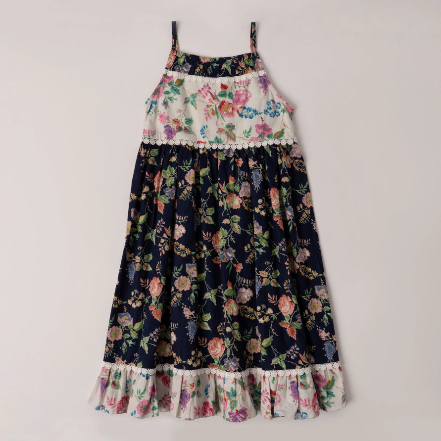 Mixed Floral Babydoll Dress