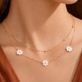 Gold Pvd Plated Waterproof Stainless Steel Chain Necklace