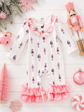 Pink Nutcracker Christmas Infant Romper