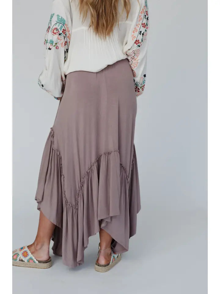 Forever Beauty Maxi Skirt Lilac
