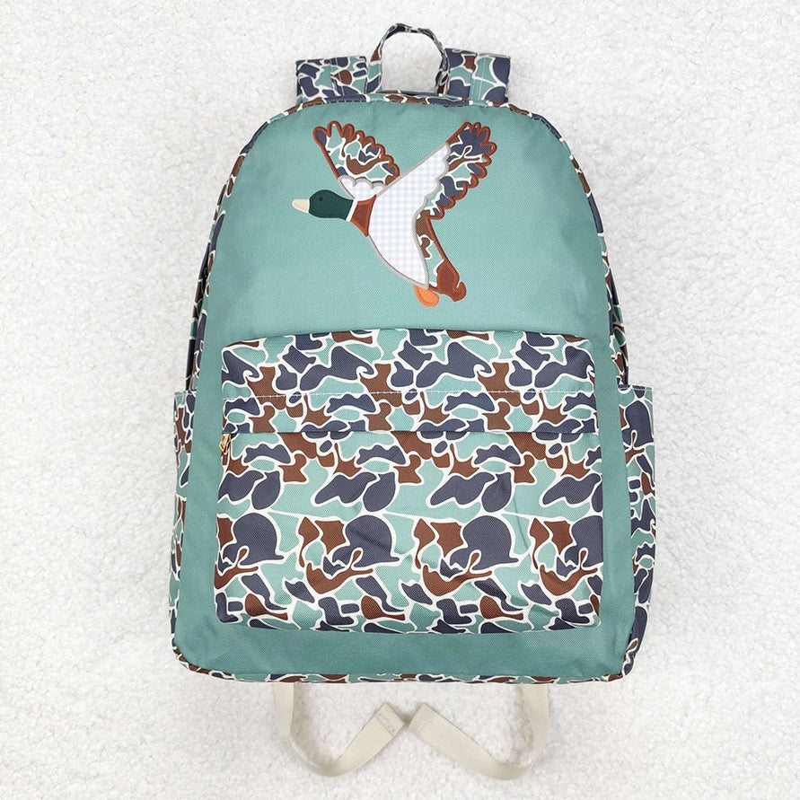 Boy's Camo Ducks Backpack and Lunch Box