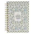 Journal Spiral Blue Floral Strength and Dignity Prov. 31:25