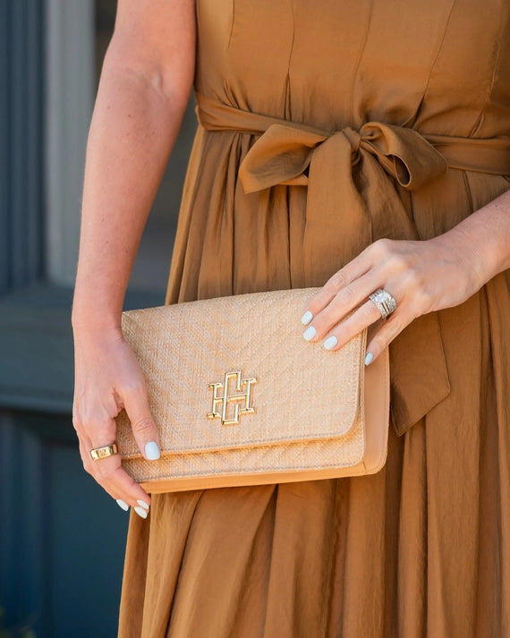 Bryn Clutch/Crossbody Natural