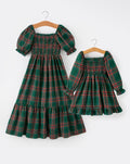 Mommy & Me Christmas Plaid Dress