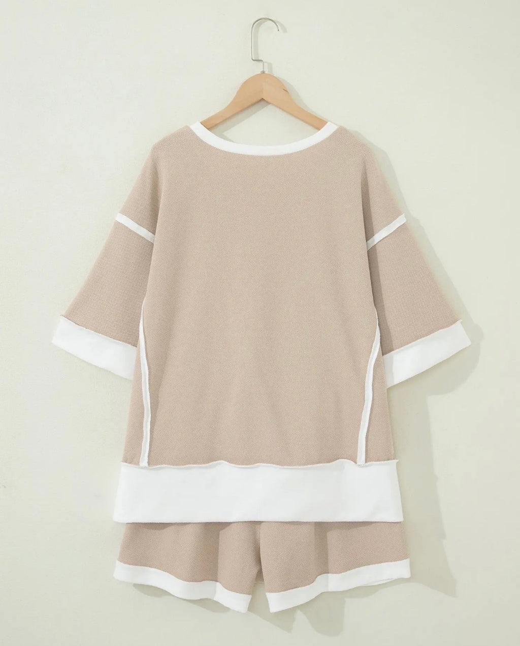 Colorblock Patchwork Tee & Short Set
