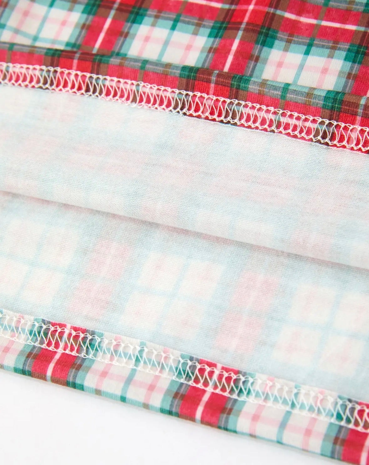 Christmas Tree Plaid Girls Dress Petals Collar Ruffle