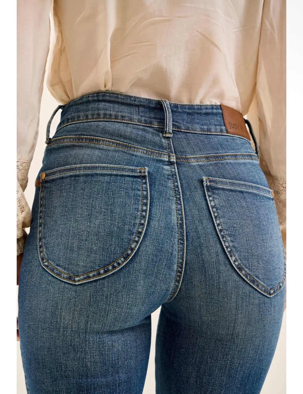 Tummy Control JB Double Button Flare Jean