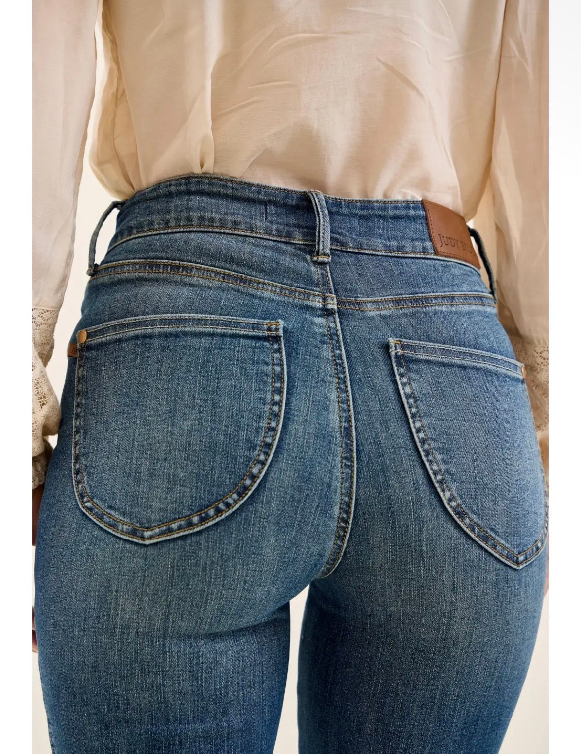 Tummy Control JB Double Button Flare Jean