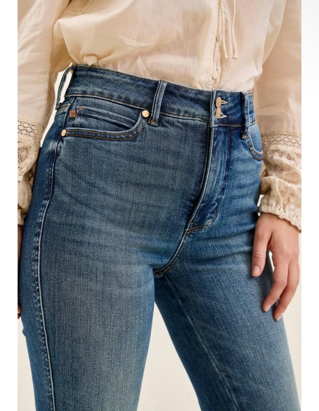 Tummy Control JB Double Button Flare Jean