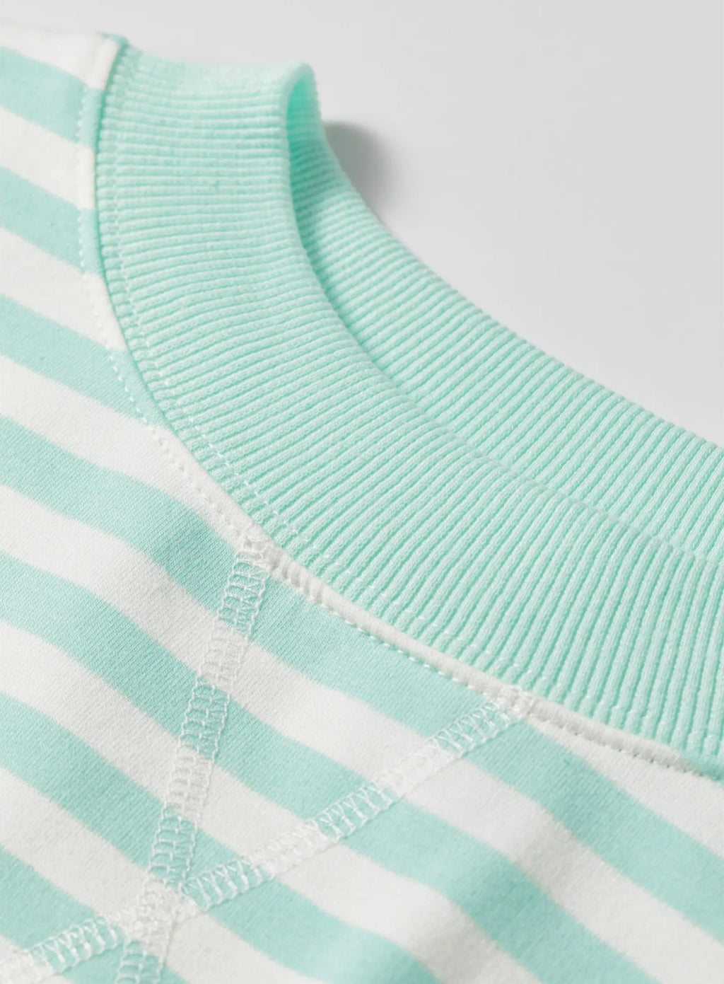 Stripe Half Sleeve Top and Mini Skort