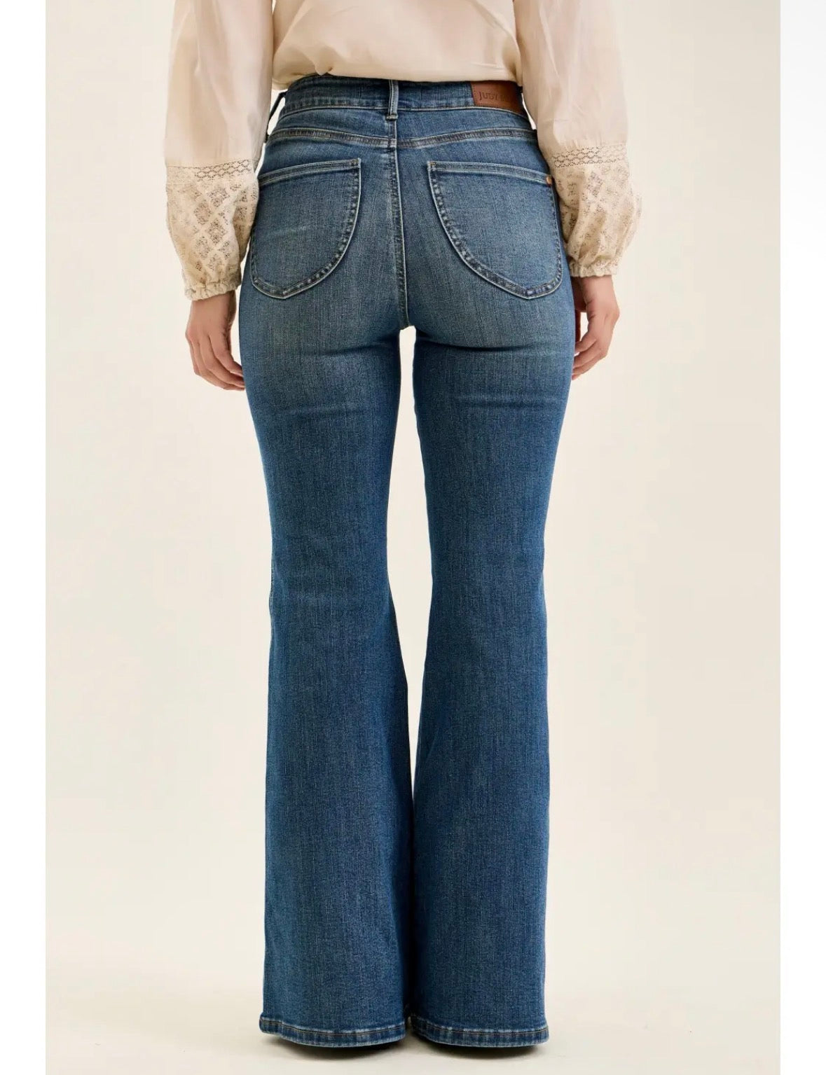 Tummy Control JB Double Button Flare Jean