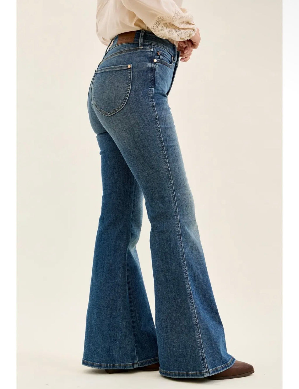 Tummy Control JB Double Button Flare Jean