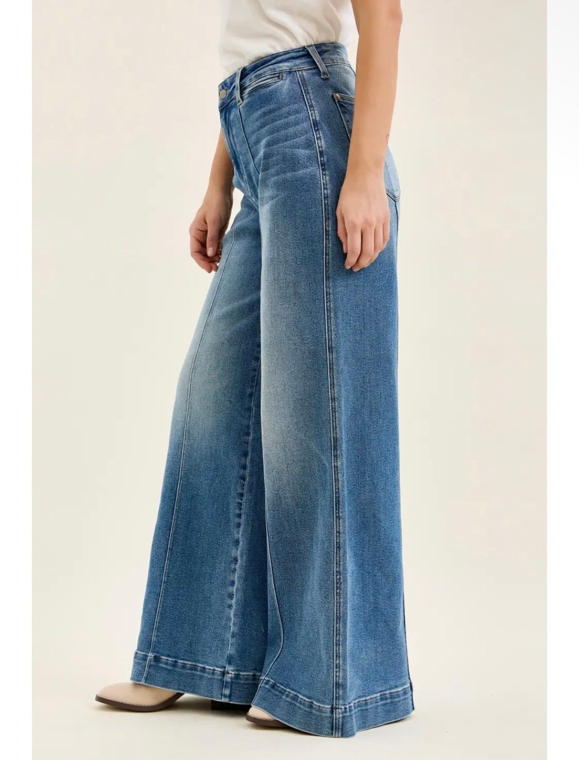 Tummy Control High Waisted JB Palazzo Jeans