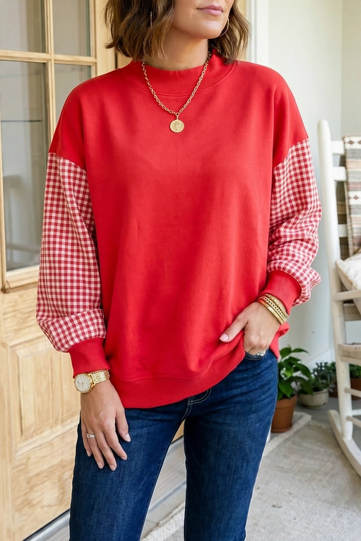 Game Day Mock Neck Sweatshirt