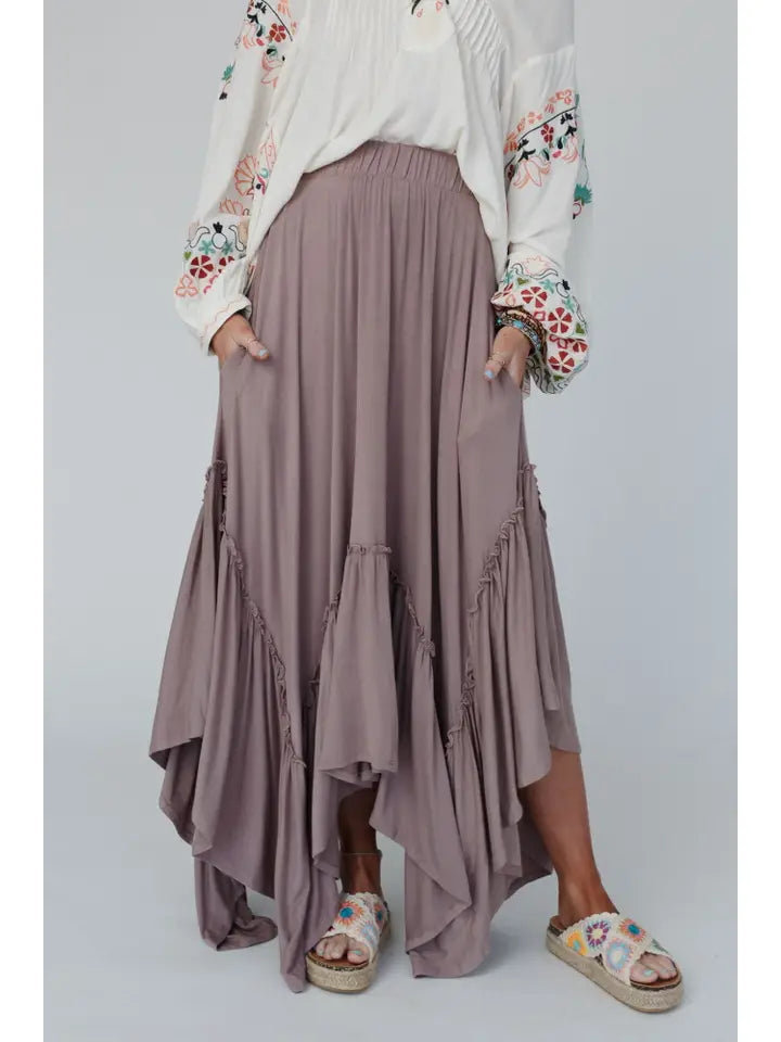 Forever Beauty Maxi Skirt Lilac