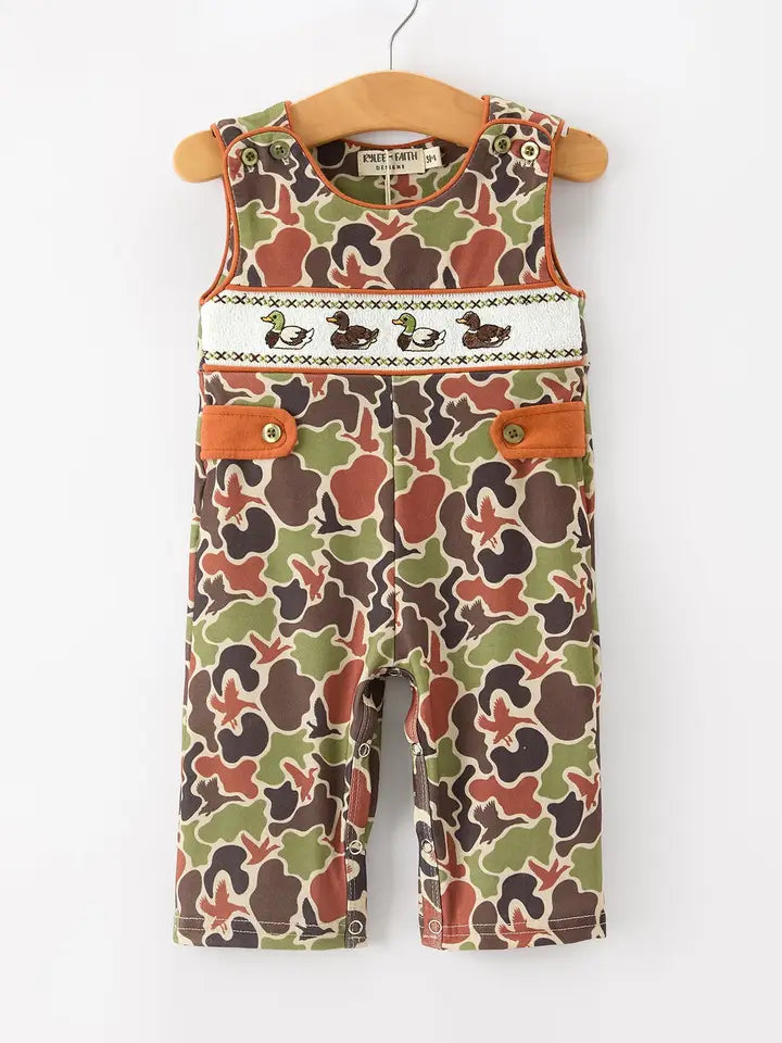 Duck Embroidered Camo Boy Jonjon