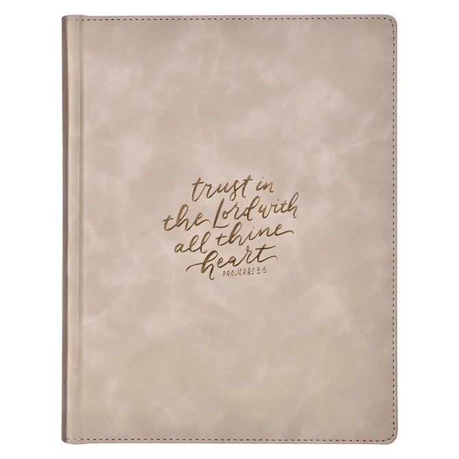 KJV Note-Taking Bible Faux Leather "Trust the Lord"