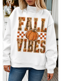 Fall Vibes Mock Neck Sweatshirt