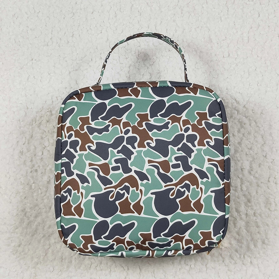 Boy's Camo Ducks Backpack and Lunch Box