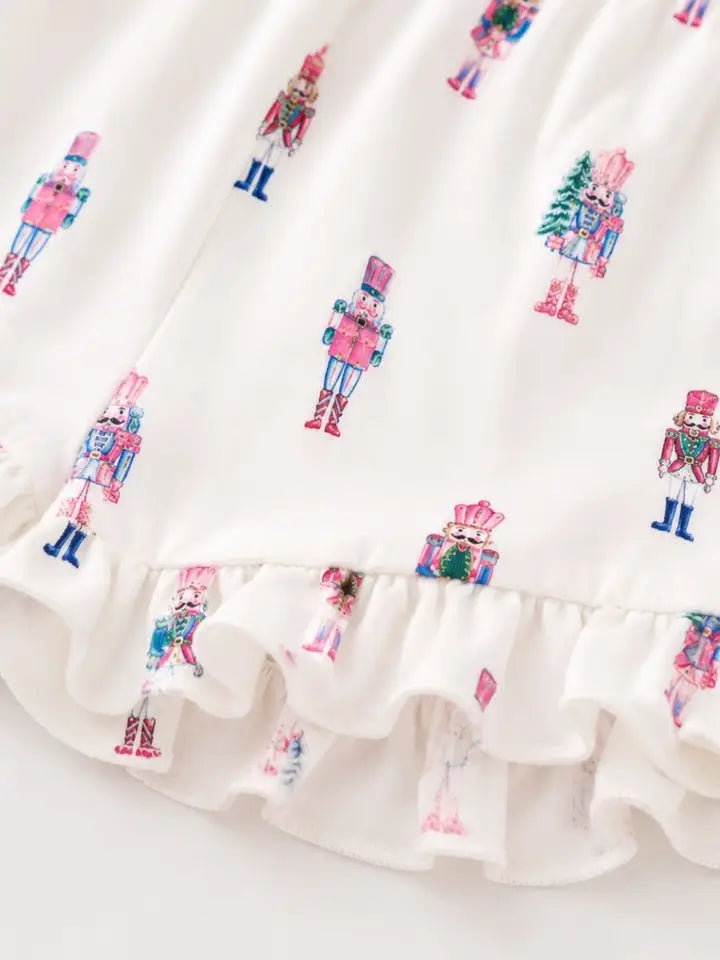 Pink Nutcracker Mommy & Me Christmas Pajama Sets