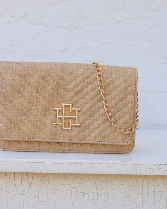Bryn Clutch/Crossbody Natural