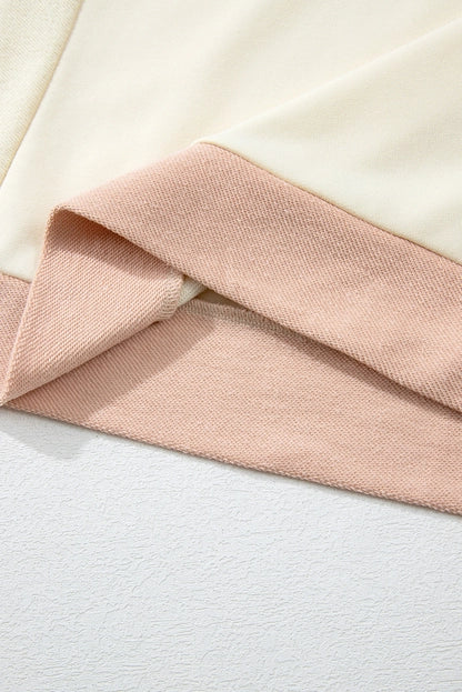 Star Exposed Seam Oversized Sweatshirt