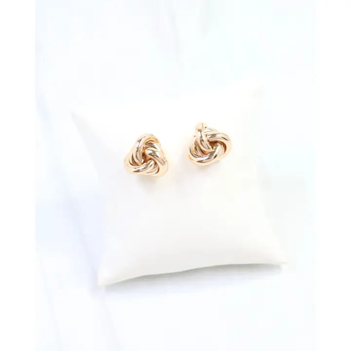 Clarissa Forget Me Knot Earring Gold