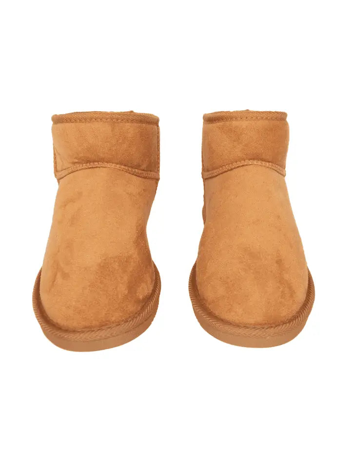 Chesnut Fur Mini Ankle Boots