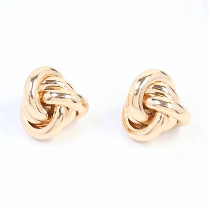 Clarissa Forget Me Knot Earring Gold