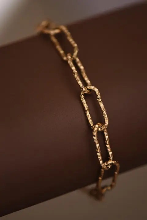 Gold Plated Waterproof Stainless Steel Chain Bracelet