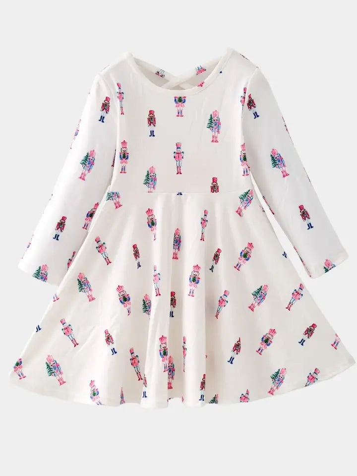 Pink Nutcracker Christmas Twirl Dress