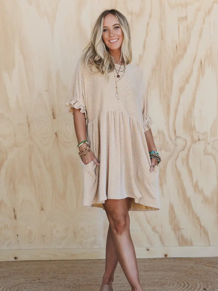 Open Sky Dress - Canary